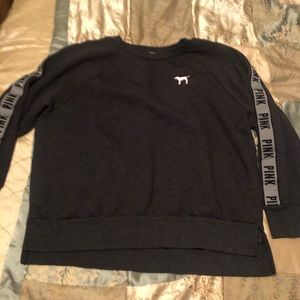 VS PINK Black Rainbow Sweater